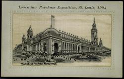 Louisiana Purchase Exposition, St. Louis, 1904 - PALACE OF VARIED INDUSTRIES.

