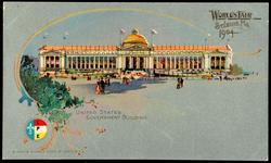 WORLD'S FAIR ST. LOUIS, MO. 1904. 
UNITED STATES GOVERNMENT BUILDING.

