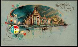 WORLD'S FAIR ST. LOUIS, MO. 1904. 
PALACE OF ELECTRICITY.


