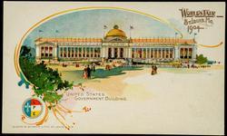 WORLD'S FAIR ST. LOUIS, MO. 1904. 
UNITED STATES GOVERNMENT BUILDING.

