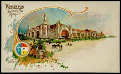 WORLD'S FAIR ST. LOUIS, MO. 1904. 
PALACE OF TRANSPORTATION.
