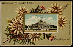 WORLD'S FAIR ST. LOUIS U.S.A., 1904. 
Illinois Building.
