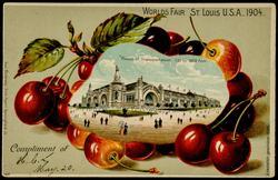 WORLD'S FAIR ST. LOUIS U.S.A., 1904. 
Palace of Transportation. 525 by 1300 feet.
