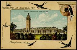 WORLD'S FAIR ST. LOUIS U.S.A., 1904. 
Palace of Manufactures. 525 by 1200 feet.
