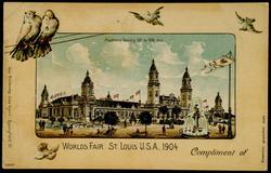 WORLD'S FAIR ST. LOUIS U.S.A., 1904. 
Machinery Building. 525 by 1000 feet.
