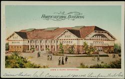 HORTICULTURAL BUILDING. 
LEWIS & CLARK EXPOSITION

