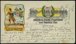 1905 Lewis & Clark Centennial and American Pacific Exposition and Oriental Fair. PORTLAND, OREGON.
