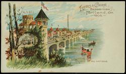 LEWIS & CLARK EXPOSITION Portland, Or. 1905. BRIDGE OF ALL NATIONS.
