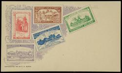 PAN-AMERICAN EXPOSITION. BUFFALO 1901.
THE PROPYLAEA. [red]