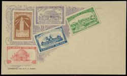 PAN-AMERICAN EXPOSITION. BUFFALO 1901.
ELECTRICAL TOWER AND FOUNTAIN. [brown]