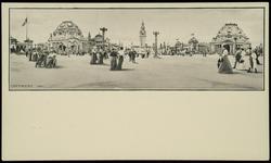 Panoramic picture of the Pan-American Expo in the daytime, Buffalo, NY 1901.
