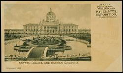 COTTON PALACE AND SUNKEN GARDENS. S.C.,I.S. AND W.I. EXPOSITION, CHARLESTON, S.C.

