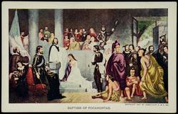 BAPTISM OF POCAHONTAS.