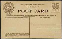 ARTS AND CRAFTS VILLAGE, JAMESTOWN EXPOSITION, 1907.