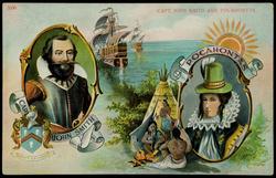 CAPT. JOHN SMITH AND POCAHONTAS.