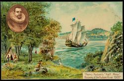 "Henry Hudson's "Half Moon." Discovery of the Hudson River 1609."
