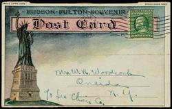 HENDRIK HUDSON - ROBERT FULTON 
THE HALF MOON 1609 - THE CLERMONT 1807