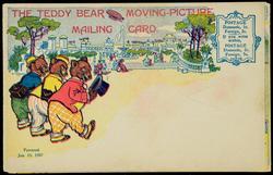 THE TEDDY BEAR MOVING-PICTURE MAILING CARD.