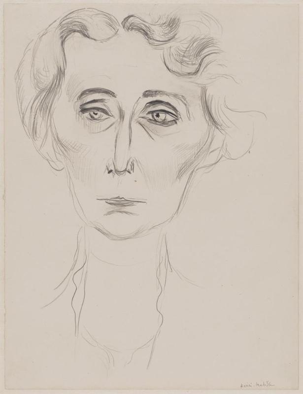 Portrait of Mrs. Samuel Dennis Warren (Mabel Bayard), finished drawing (November 6, 1913)