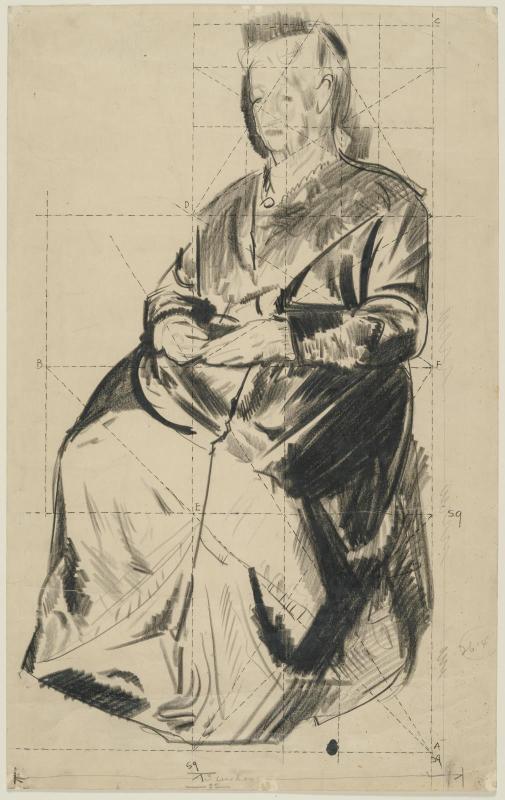 Lady in a Chair (Study for Elinor in "Elinor, Jean and Anna")