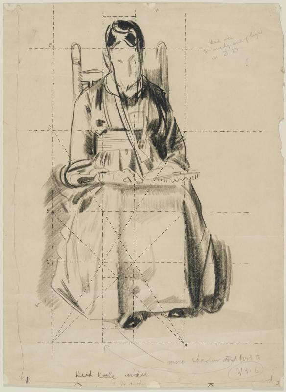Lady in a Chair (Study for Anna in "Elinor, Jean and Anna")