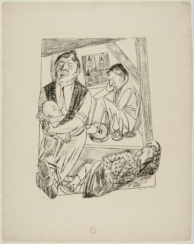 Night; plate 3 of Berliner Reise