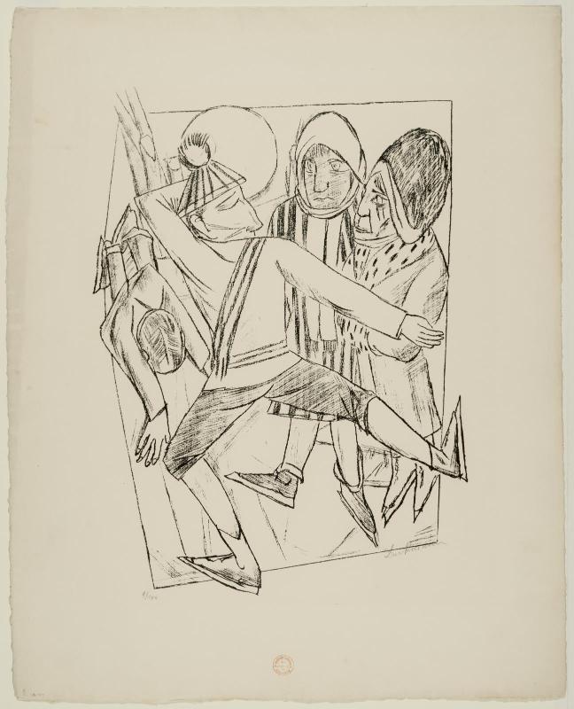 The Ice-Skater; plate 5 of Berliner Reise