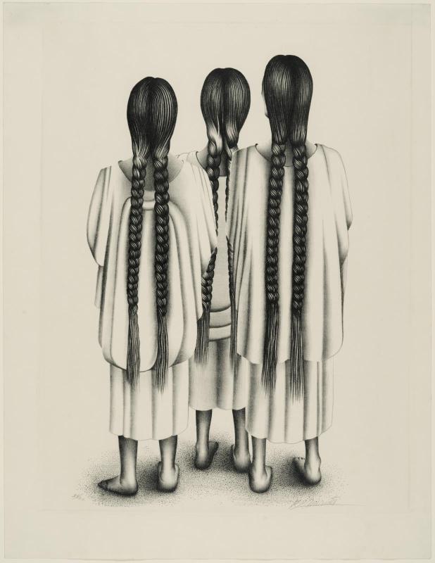 Three Yalaltecan Women (Women of Oaxaca)