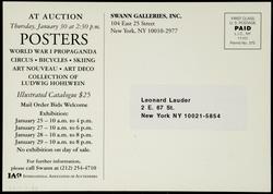 AT AUCTION - POSTERS
