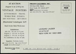 AT AUCTION - VINTAGE POSTERS
