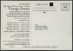 AT AUCTION - Vintage Posters