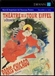 AT AUCTION - Rare & Important Art Nouveau Posters
