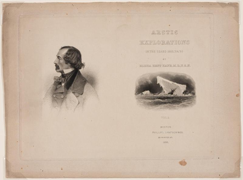 India proofs of illustrations for "Arctic Explorations in the Years 1853, '54, '55"