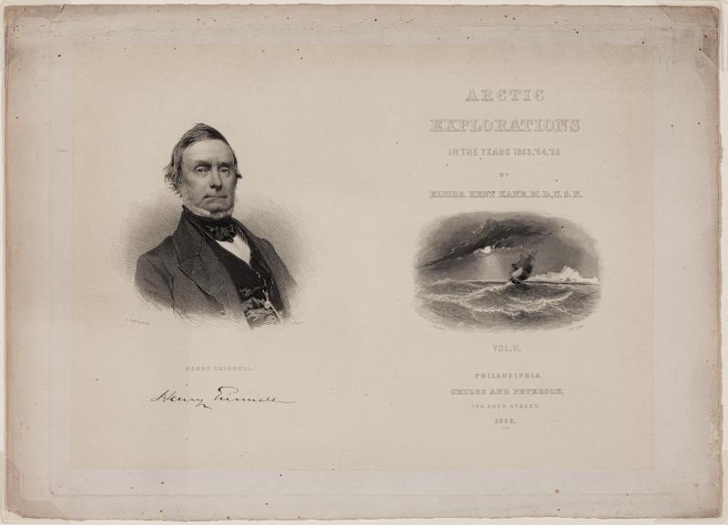 India proofs of illustrations for "Arctic Explorations in the Years 1853, '54, '55"