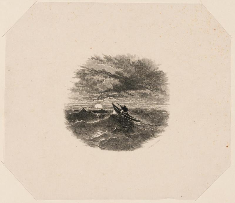 India proofs of illustrations for "Arctic Explorations in the Years 1853, '54, '55"
