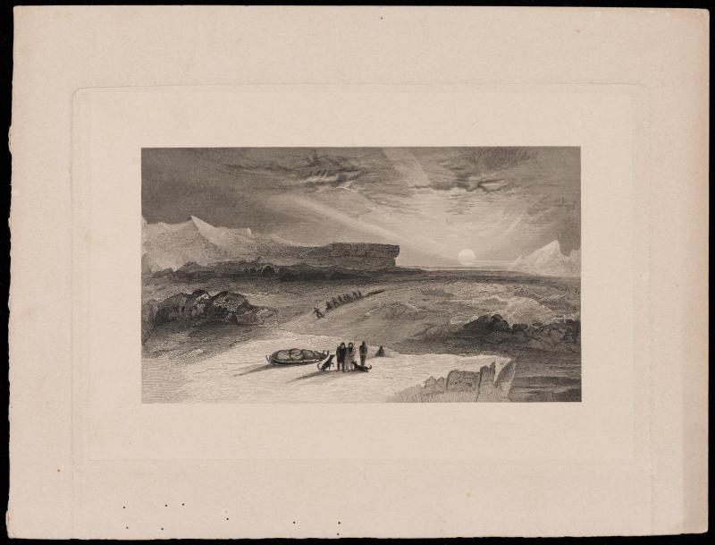 India proofs of illustrations for "Arctic Explorations in the Years 1853, '54, '55"