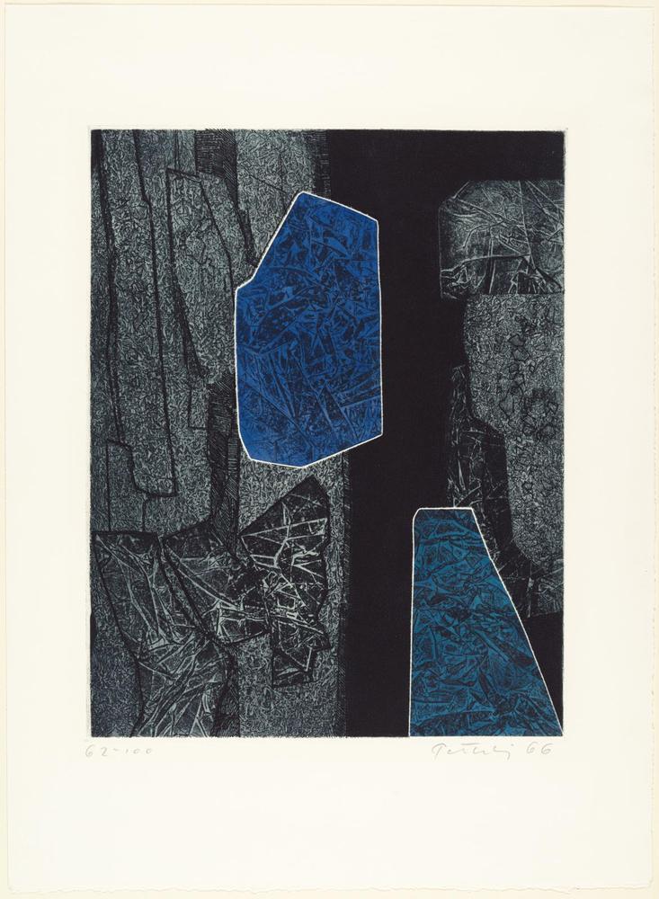 In the Stoneworks, from the suite of 15 etchings "A Genesis"