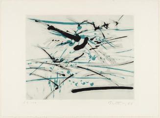 Birds like Thoughts, from the suite of 15 etchings "A Genesis"