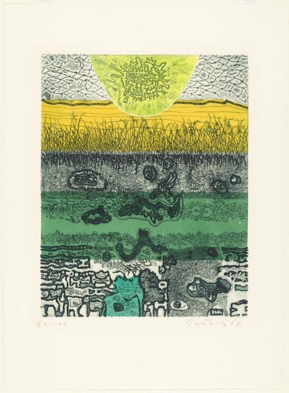 Tommy's Pond, from the suite of 15 etchings "A Genesis"