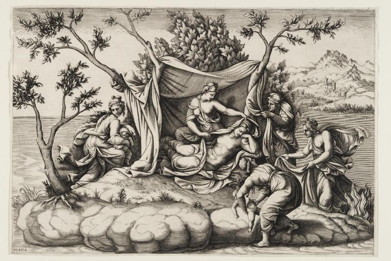 Latona Giving Birth to Apollo and Diana on the Island of Delos