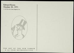 Edward Koren - October 30, 1971