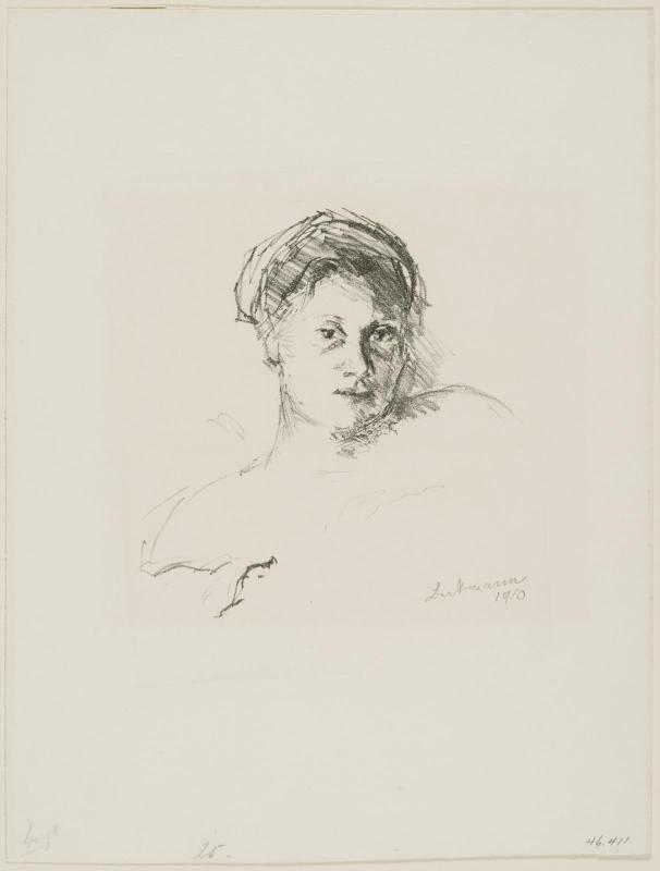 Portrait of Minna Beckmann-Tube