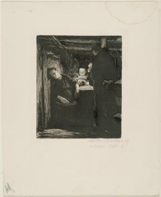 Tod (Death), plate 2 from the series Ein Weberaufstand (A Weavers' Revolt)