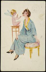 Le rouge des lèvres.