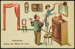 Männchen, nimm die Hand da weg!