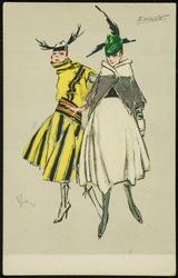 "ZENIT" (two women in yellow and white outfits)