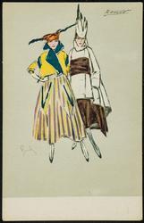 "ZENIT" (two women in yellow and white/brown)