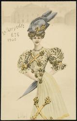 LA PARISIENNE ETE 1905 (purple and yellow)