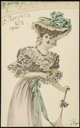 LA PARISIENNE ETE 1905 (blue and pink)
