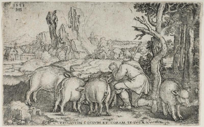 The Prodigal Son Tending the Swine